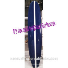 8&#39;8 taille solide longboard finition brillante Planches de surf bleu planches de surf époxy ~~ !
